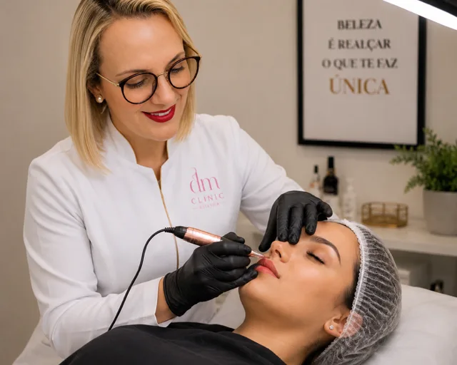 MICROPIGMENTAÇÃO LABIAL E DE SOBRANCELHAS na DM Clinic